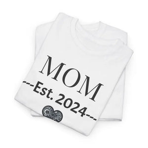 Mom Unisex Heavy Cotton Tee 2024 New Parent Gift - Dipaliz - T-shirts