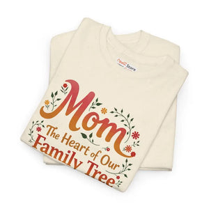 Mom Family Tree Heavy Cotton Tee - Unisex Comfort - Dipaliz - T-shirts