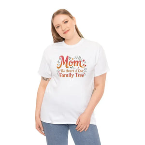 Mom Family Tree Heavy Cotton Tee - Unisex Comfort - Dipaliz - T-shirts