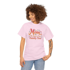 Unisex Mom Family Tree Heavy Cotton Tee - Dipaliz - T-shirts