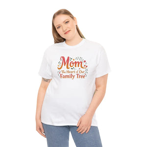 Unisex Mom Family Tree Heavy Cotton Tee - Dipaliz - T-shirts