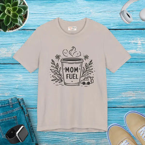Mom Fuel Unisex Jersey Short Sleeve Tee - Bold Comfort - Dipaliz - T-shirts