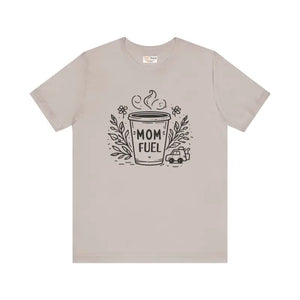 Mom Fuel Unisex Jersey Short Sleeve Tee - Bold Comfort - Dipaliz - Heather Cool Grey / Xs - T-shirts