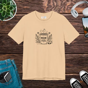 Mom Fuel Unisex Jersey Short Sleeve Tee - Casual Comfort - Dipaliz - s / Sand Dune - T-shirt
