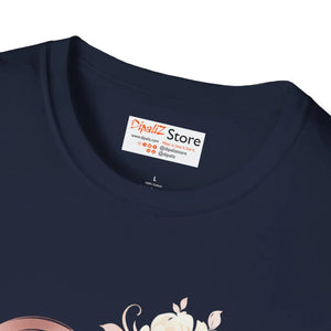 Custom Personalized Mom Heart Floral Tee Cotton - Dipaliz - T-shirts - m