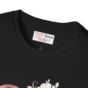 Custom Personalized Mom Heart Floral Tee Cotton - Dipaliz - T-shirts - m