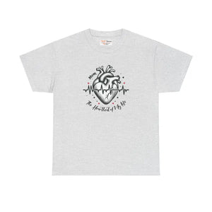 Mom Heartbeat Unisex Heavy Cotton Tee - Love & Style - Dipaliz - T-shirts