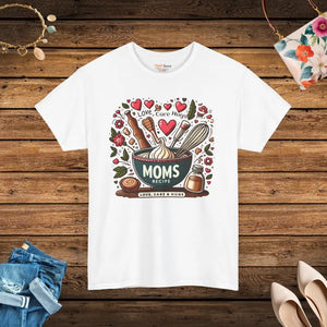 Unisex Heavy Cotton Tee Mom Love Care Hugs Comfort Shirt - Dipaliz - T-shirts