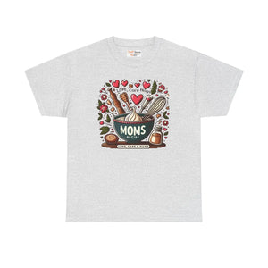 Comfortable Unisex Heavy Cotton Tee Mom Love Care Hugs - Dipaliz - T-shirts - s