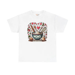 Comfortable Unisex Heavy Cotton Tee Mom Love Care Hugs - Dipaliz - T-shirts - s