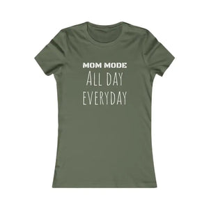 Mom Mode Women’s Favorite Tee - Superpower Style - Dipaliz - s / Military Green - T-shirts