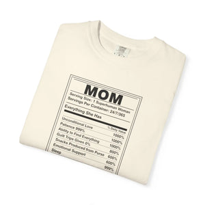 Mom Nutrition Facts T-shirt, Funny Mother’s Day Gift Tee - T-shirts