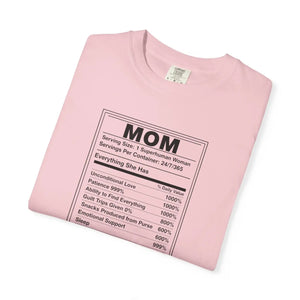Mom Nutrition Facts T-shirt, Funny Mother’s Day Gift Tee - T-shirts