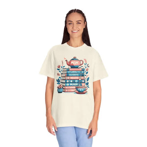 Cozy Book Tee - Favorite Reads Women’s Fashion Top - Dipaliz - T-shirts