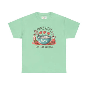 Tee Mom Recipe Love - Unisex Heavy Cotton Comfort - Dipaliz - Mint Green / s - T-shirts