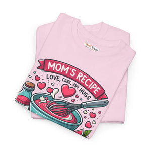 Moms Recipe Unisex Tee - Heavy Cotton Home Cooking - Dipaliz - T-shirts - s
