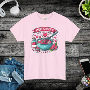 Moms Recipe Unisex Tee - Heavy Cotton Home Cooking - Dipaliz - T-shirts - s