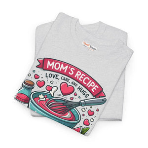 Moms Recipe Unisex Tee - Heavy Cotton Home Cooking - Dipaliz - T-shirts - s