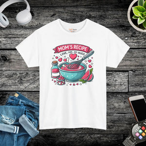 Moms Recipe Unisex Tee - Heavy Cotton Home Cooking - Dipaliz - T-shirts - s