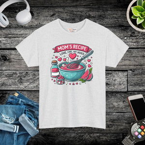 Moms Recipe Unisex Tee - Heavy Cotton Home Cooking - Dipaliz - T-shirts - s