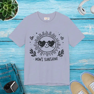 Sunshine Unisex Jersey Tee - Breathable Fabric Style - Dipaliz - Heather Blue Bella / Xs - T-shirts