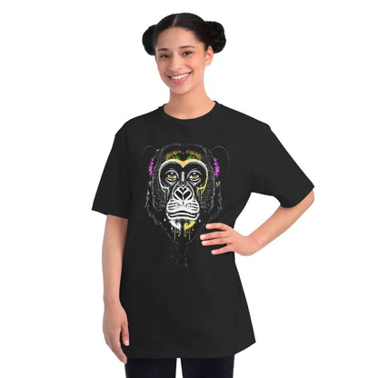 Monkey with Paint Organic Unisex Classic T-shirt