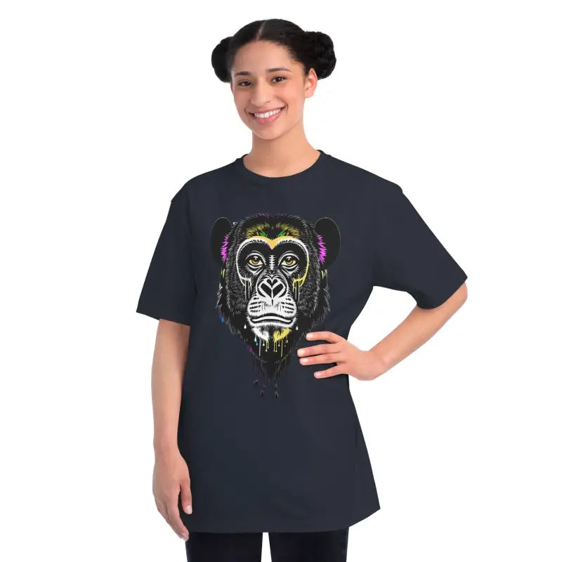 Monkey with Paint Organic Unisex Classic T-shirt