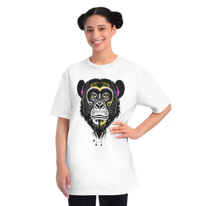 Monkey with Paint Organic Unisex Classic T-shirt