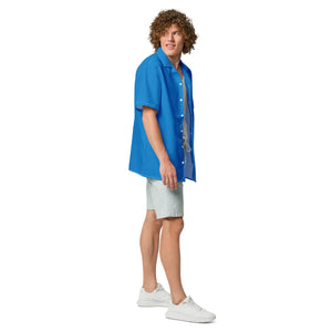 Eco-friendly Blue Button Shirt - Monkey Pocket Summer - Dipaliz - Shirts