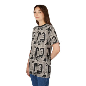 T-shirts - Exciting Monochrome Abstract Tee Premium Fabric - Dipaliz