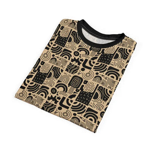 Abstract Lines Unisex Tee - Light Fabric Casual Wardrobe - Dipaliz - T-shirts