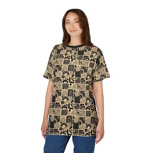 Abstract Lines Unisex Tee - Light Fabric Casual Wardrobe - Dipaliz - T-shirts