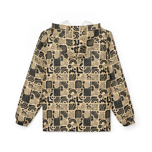 Monochrome Abstract Windbreaker - Custom Lightweight - Dipaliz - Windbreakers