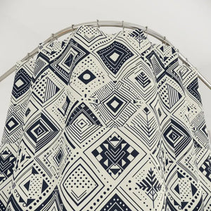 Monochrome Geometric Shower Curtain - Bold Bathroom Decor - Dipaliz - 71’’ × 74’’ - Home