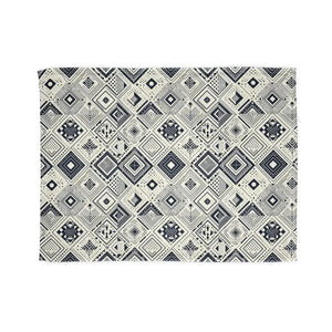 Soft Polyester Blanket - Monochrome Geometric Pattern - Dipaliz - 30’’ × 40’’ - Blankets