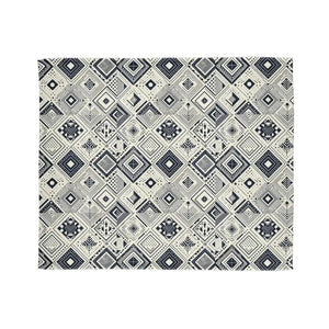 Soft Polyester Blanket - Monochrome Geometric Pattern - Dipaliz - 50’’ × 60’’ - Blankets