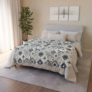 Soft Polyester Blanket - Monochrome Geometric Pattern - Dipaliz - Blankets