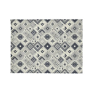 Soft Polyester Blanket - Monochrome Geometric Pattern - Dipaliz - Blankets