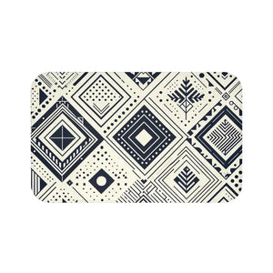Geometrical Pattern Bath Mat - Anti-slip Backing - Dipaliz - Mats & Rugs