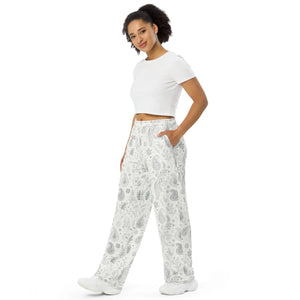 Cozy Wide-leg Pants - Premium Knit Jersey - Dipaliz