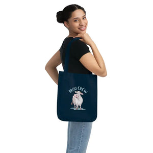 Eco-chic Canvas Tote - Certified-organic Cotton Moo Crew - Dipaliz - Bags