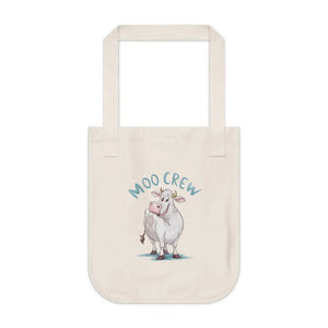 Eco-chic Canvas Tote - Certified-organic Cotton Moo Crew - Dipaliz - Bags