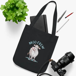 Eco-chic Canvas Tote - Certified-organic Cotton Moo Crew - Dipaliz - Bags