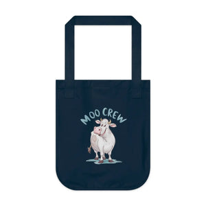 Eco-chic Moo Crew Tote Bag - Organic Cotton - Dipaliz - Bags