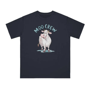 Eco-friendly Moo Crew Cow Tee - Organic Cotton - Dipaliz - T-shirts
