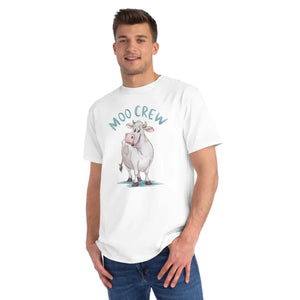 Eco-friendly Moo Crew Cow Tee - Organic Cotton - Dipaliz - T-shirts