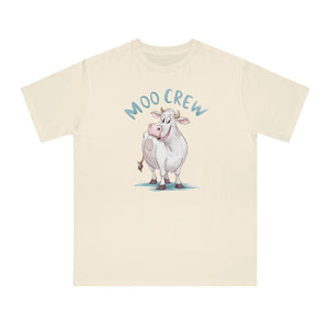 Eco-friendly Moo Crew Cow Tee - Organic Cotton - Dipaliz - T-shirts