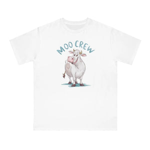 Eco-friendly Moo Crew Cow Tee - Organic Cotton - Dipaliz - T-shirts