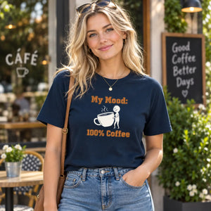 DipaliZ Coffee T-shirt Heavyweight Ring-spun Cotton