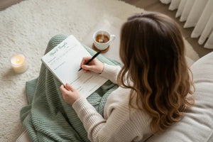 Digital Downloads - Thoughts Journal Printable - Daily Mood Tracker - Dipaliz